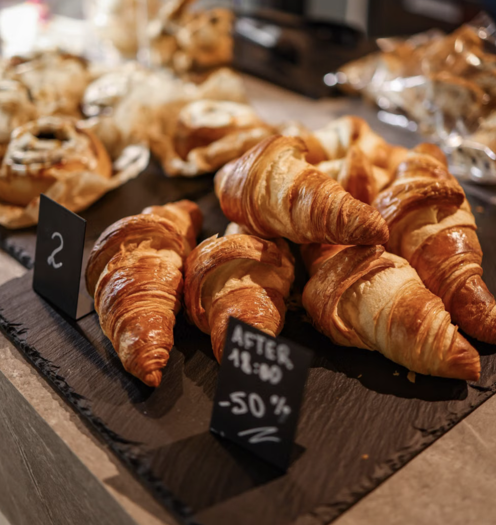Sourdough loaves and pastries