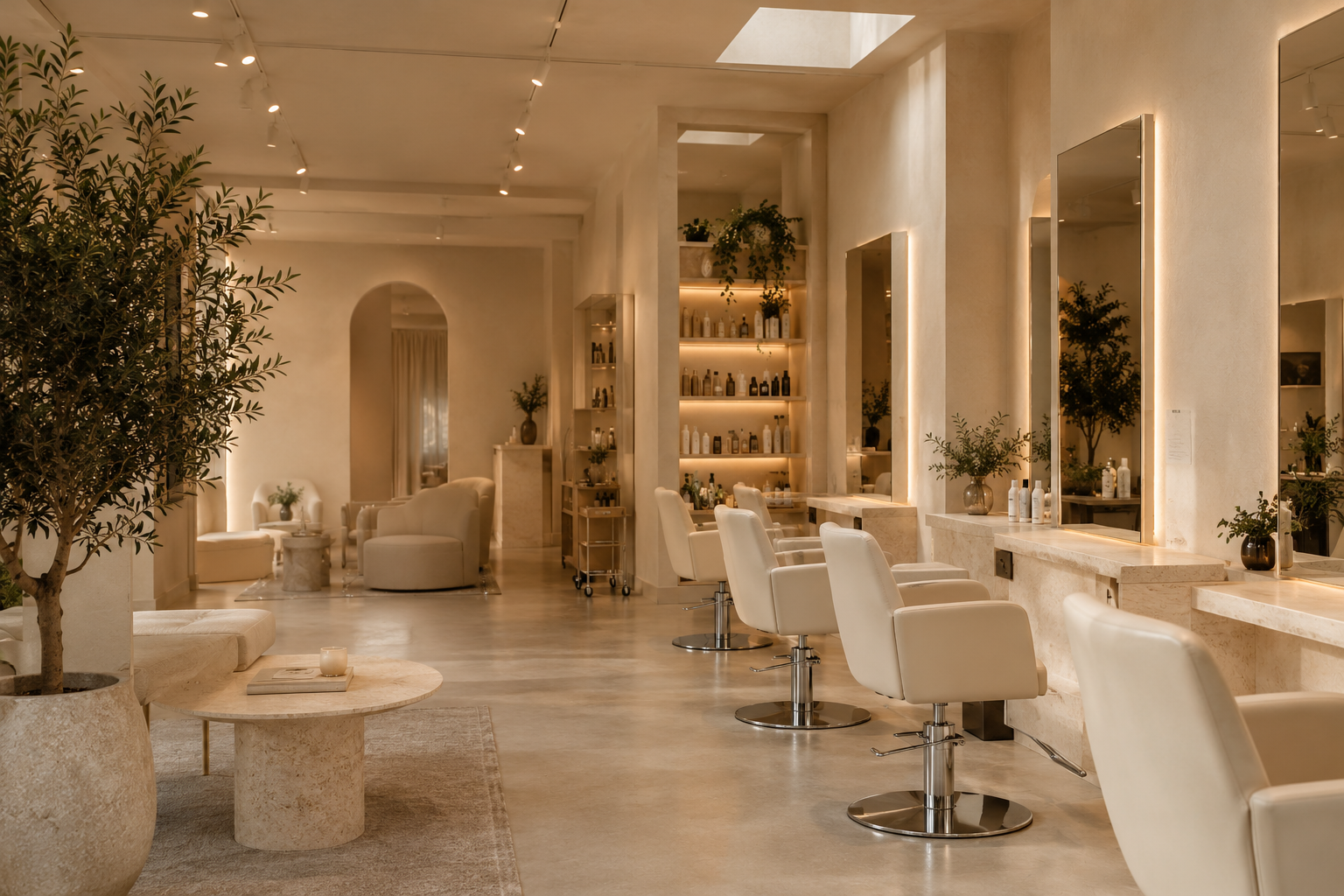 Salon interior