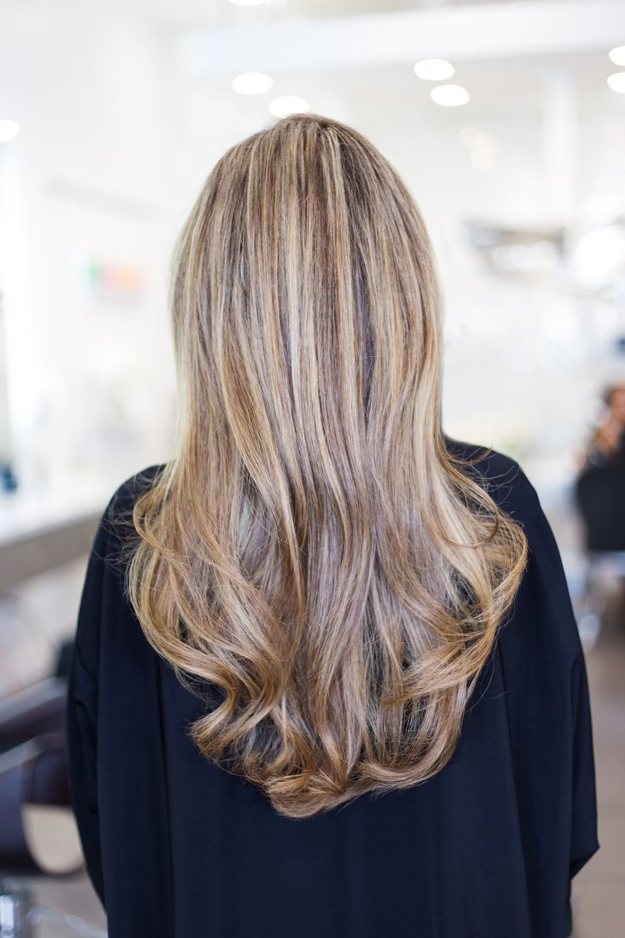 Blonde highlights