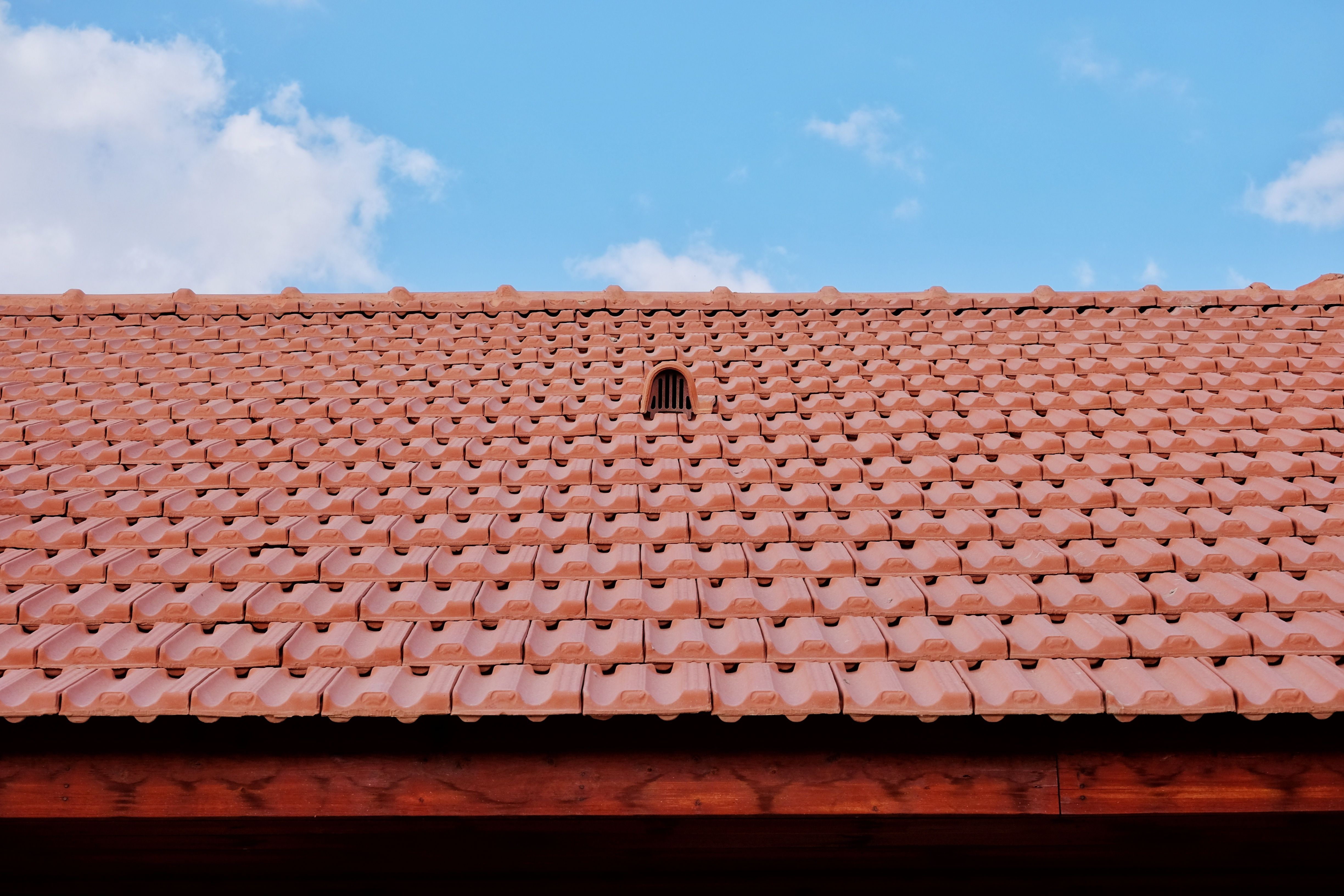 Finished slate roof, after works